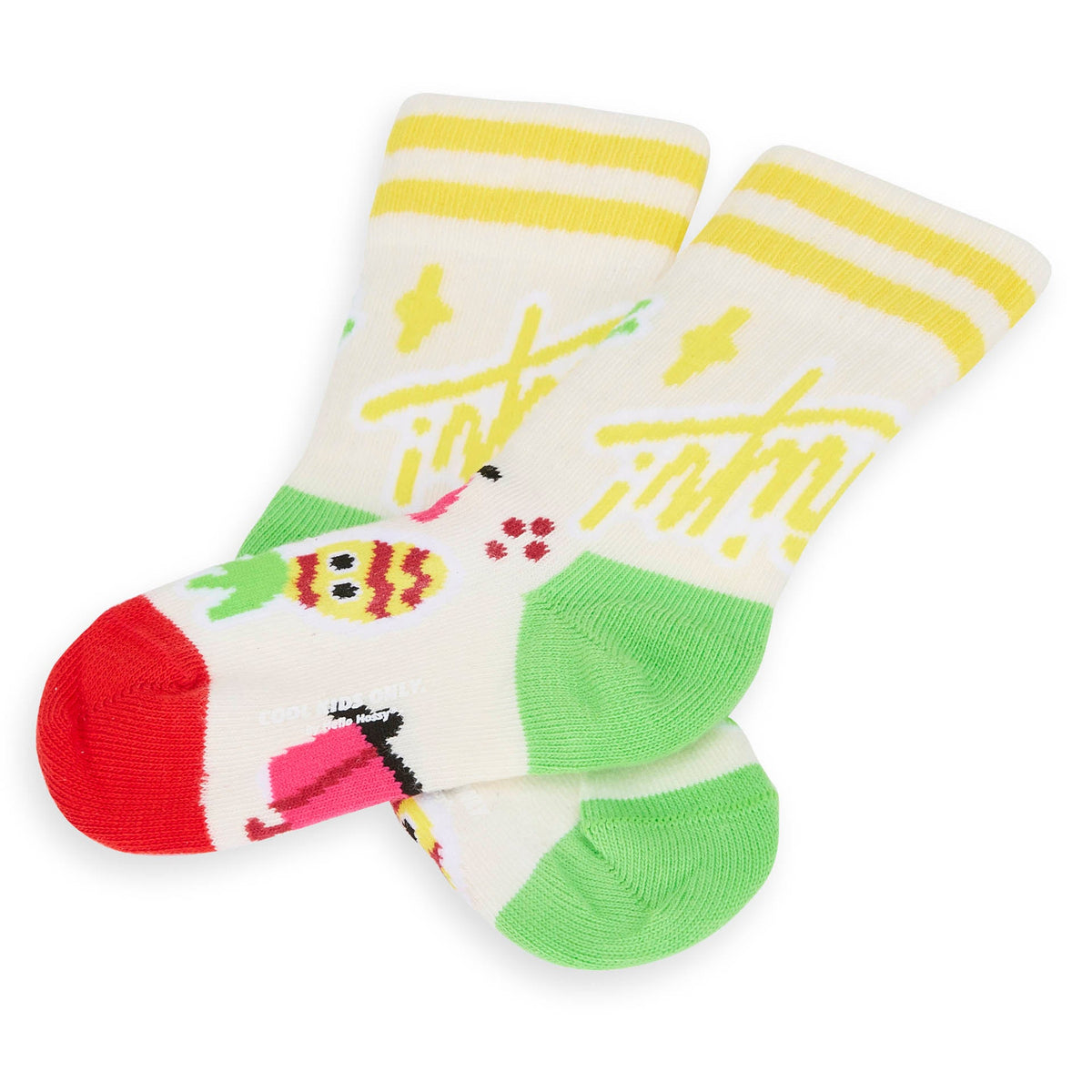 Calzini bambini Cool Trip, cotone biologico, accessorio colorato, regalo bambino, da 1 anno, Cool Kids Only !