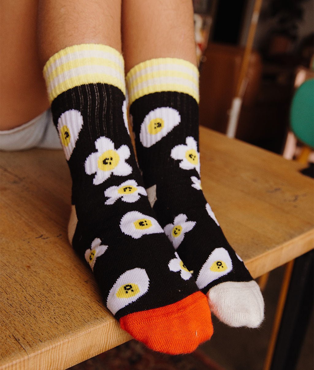 Calzini per bambini Eggs, cotone biologico, accessorio colorato, regalo per bambini, da 1 anno, Cool Kids Only !