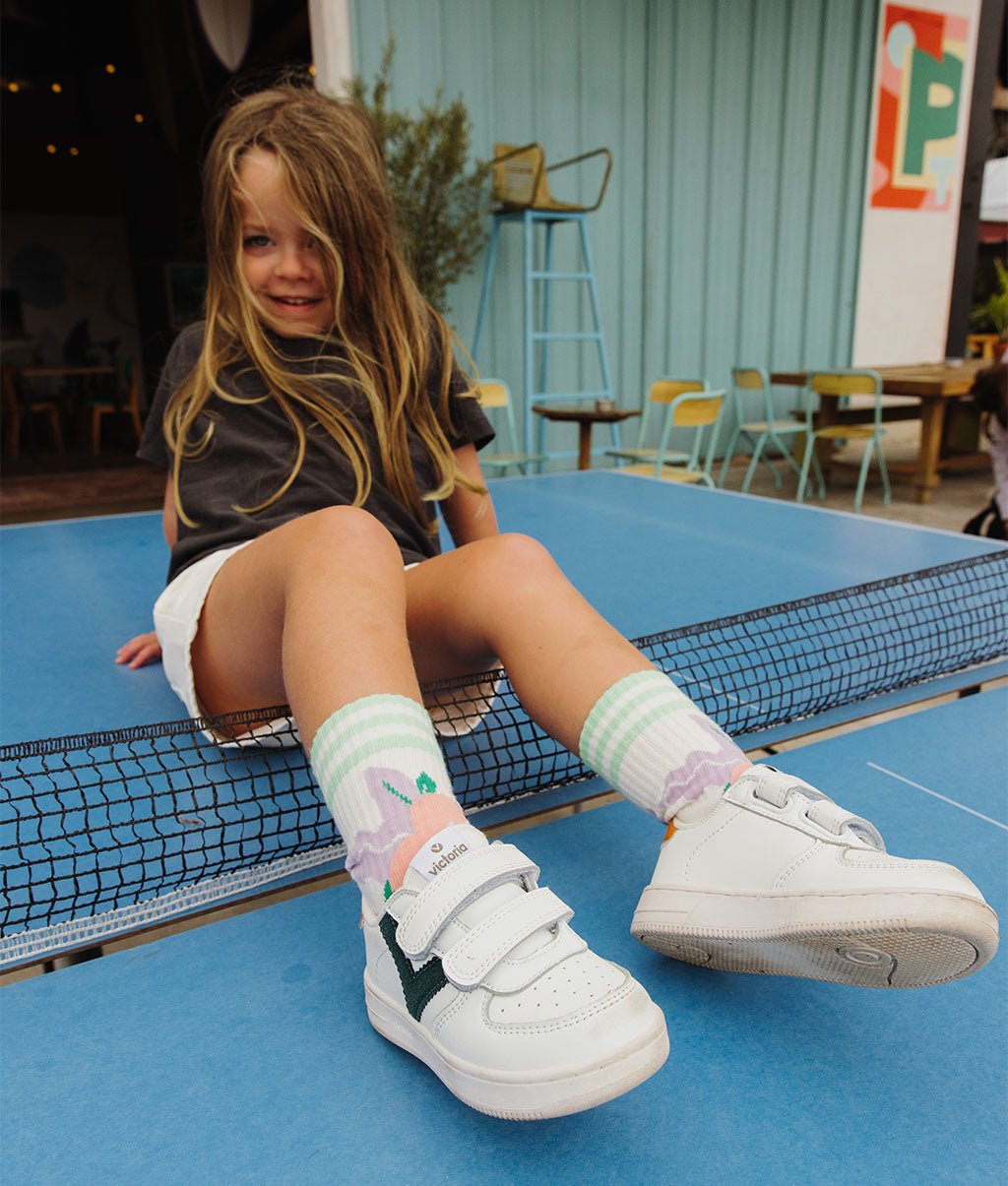 Calzini Bambini Flowers, cotone biologico, accessorio colorato, regalo bambino, da 1 anno, Cool Kids Only!