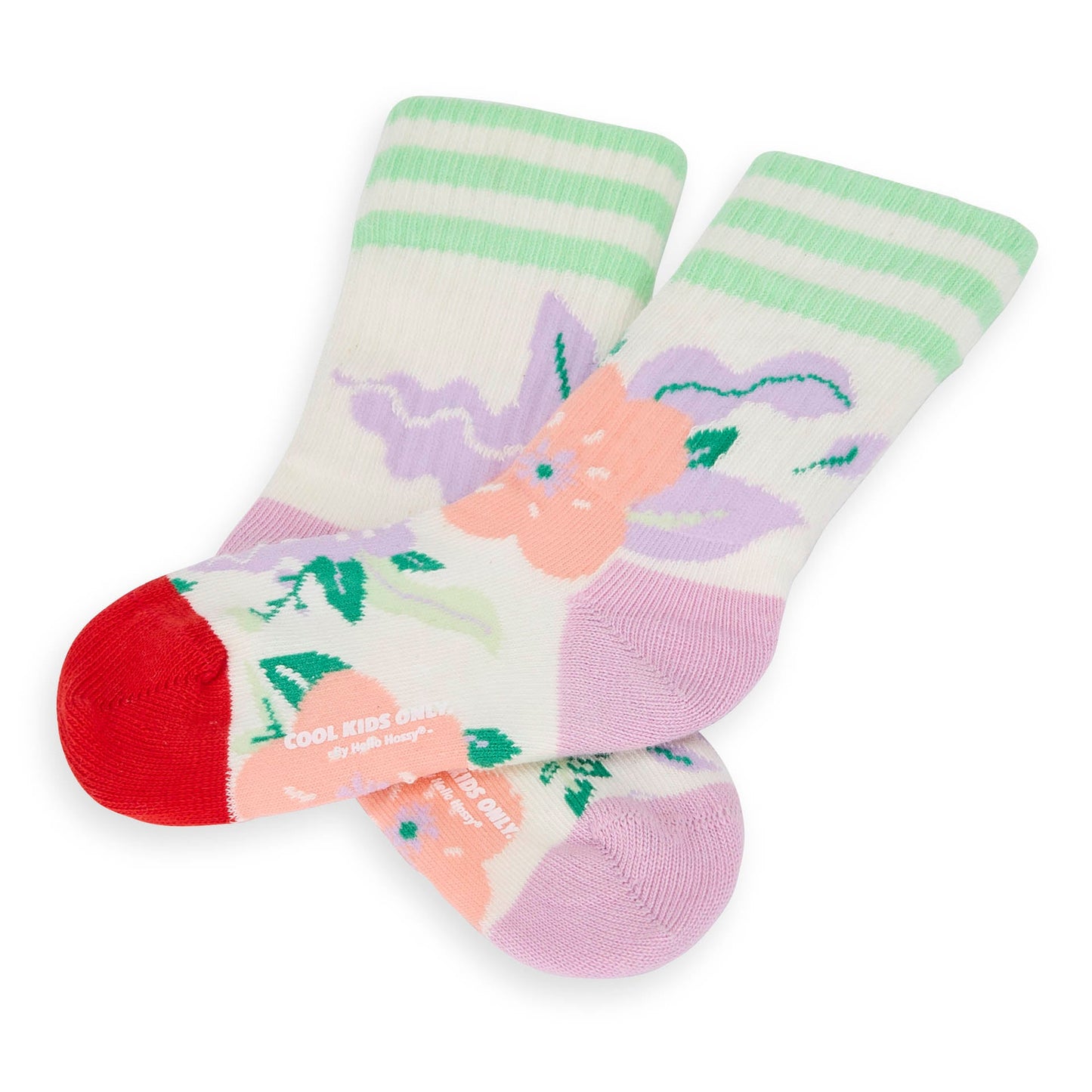 Calzini Bambini Flowers, cotone biologico, accessorio colorato, regalo bambino, da 1 anno, Cool Kids Only!