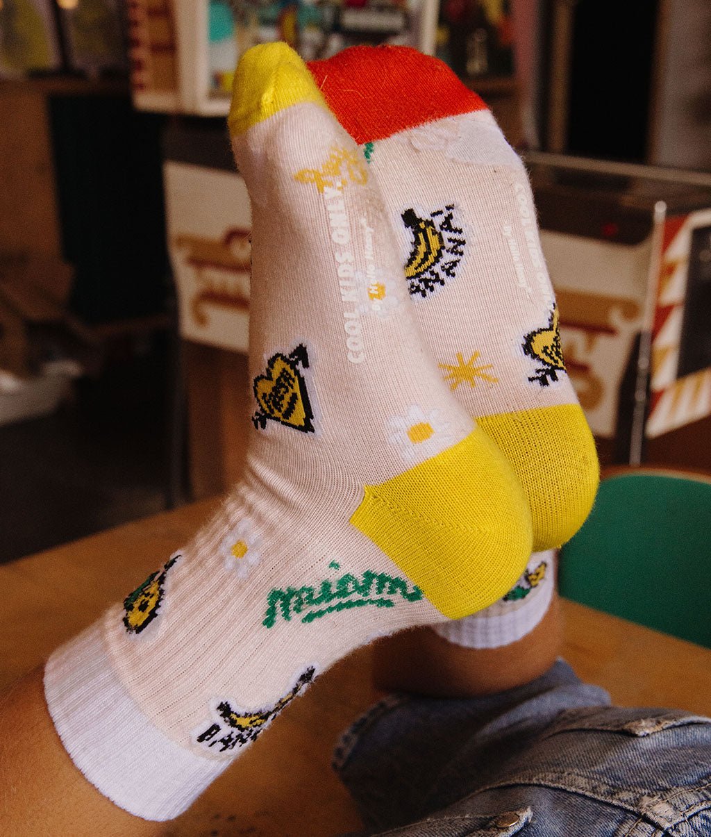 Calzini Bambini Market, cotone biologico, accessorio colorato, regalo bambino, da 1 anno, Cool Kids Only!