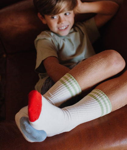 Calzini bambini Mini Creamy, cotone biologico, accessorio colorato, regalo bambino, da 1 anno, Cool Kids Only !