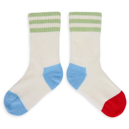 Calzini bambini Mini Creamy, cotone biologico, accessorio colorato, regalo bambino, da 1 anno, Cool Kids Only !