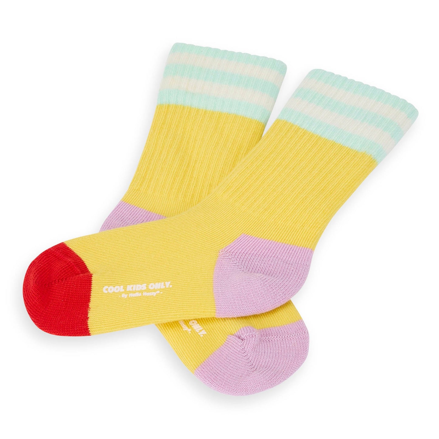 Calzini Bambini Mini Sunshine, cotone biologico, accessorio colorato, regalo bambino, da 1 anno, Cool Kids Only !