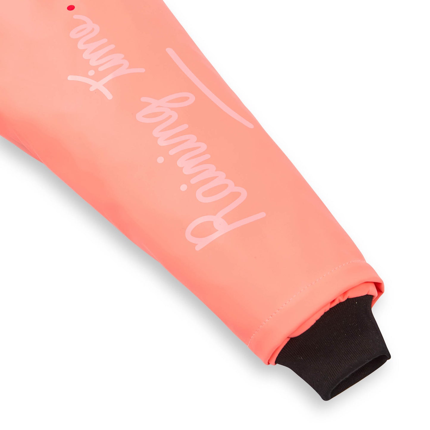 Giacca cerata impermeabile Pink per bambini - dettaglio manica