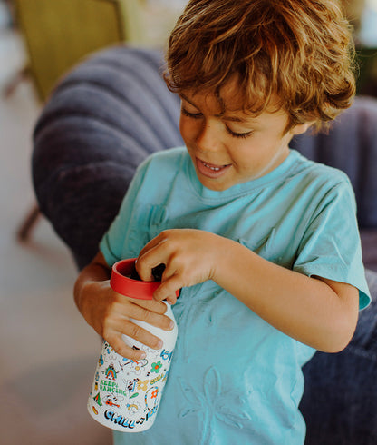 Borraccia bambini Chill: isotermica, 350ml, adatta ai bambini, Cool Kids Only!
