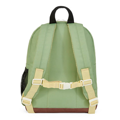 Zaino bambino verde spalline beige base marrone Hello Hossy