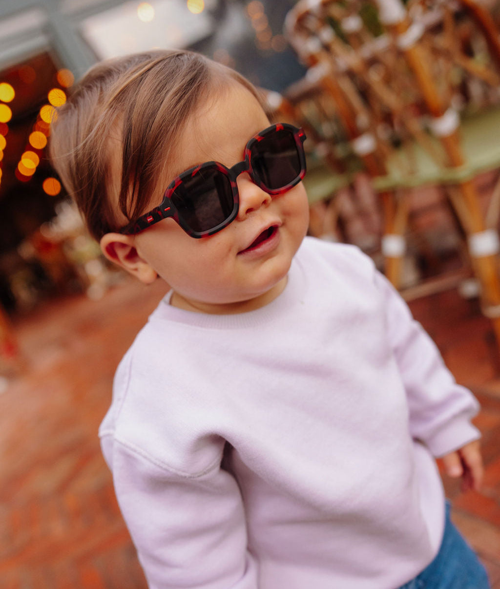 Occhiali da sole bambini Hossy Craky, colorati, lenti categoria 3, UV400, lenti polarizzate, da 9 mesi, Cool Kids Only!
