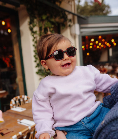 Occhiali da sole bambini Hossy Craky, colorati, lenti categoria 3, UV400, lenti polarizzate, da 9 mesi, Cool Kids Only!