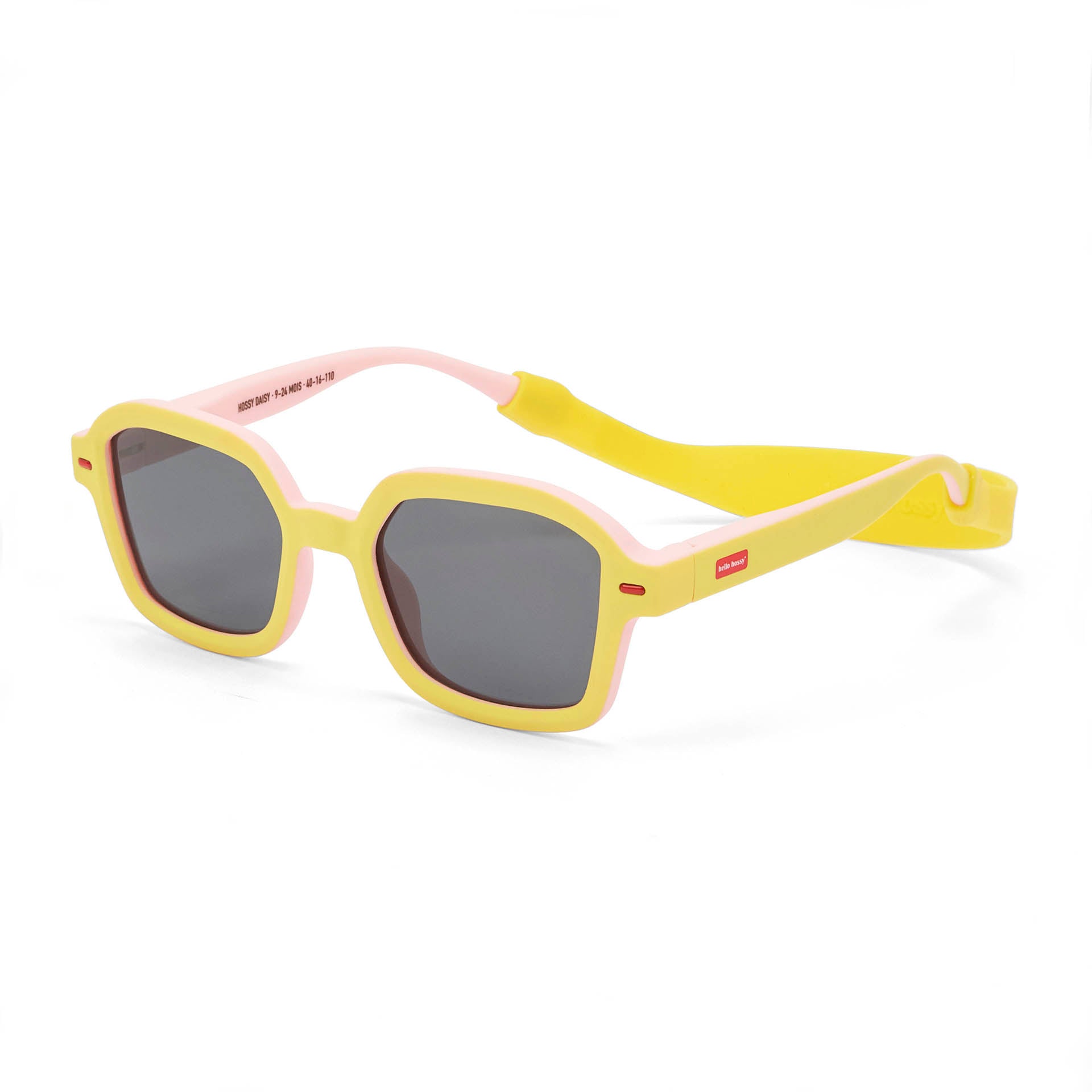 Occhiali da sole Bambini Hossy Daisy, colorati, lenti categoria 3, UV400, lenti polarizzate, dai 9 mesi, Cool Kids Only!