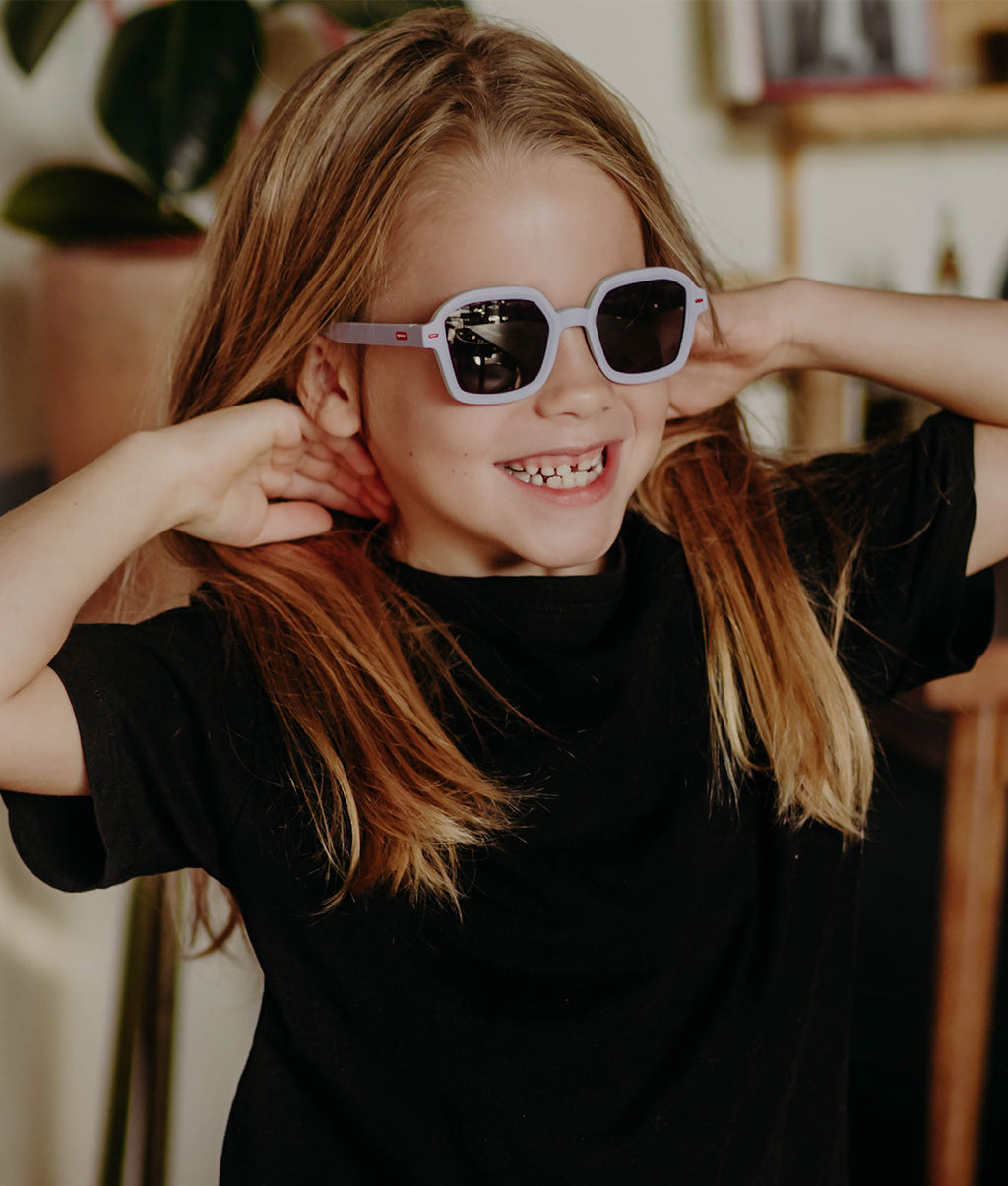 Occhiali da sole bambini Hossy Stella, colorati, lenti categoria 3, UV400, lenti polarizzate, dai 2 anni, Cool Kids Only!