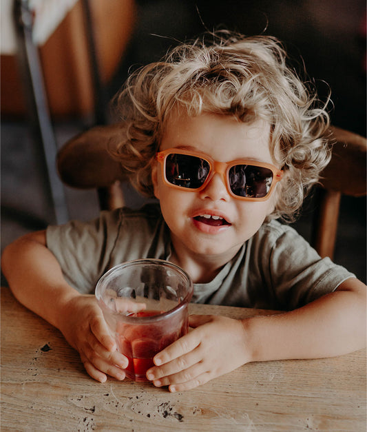 Lunettes de soleil Enfants Morzi Jill, colorées, verres catégorie 3, UV400, verres polarisés, dès 2 ans, Cool Kids Only !