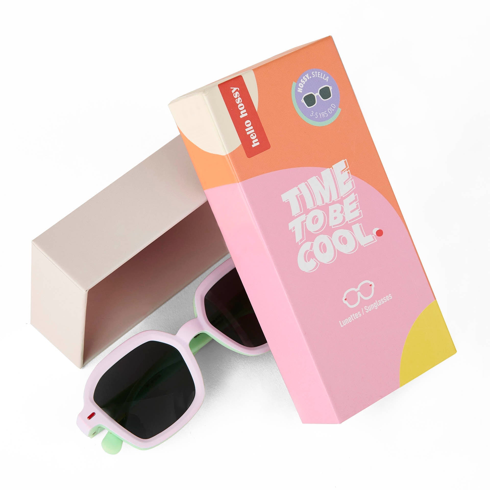 Occhiali da sole bambini Hossy Stella, colorati, lenti categoria 3, UV400, lenti polarizzate, dai 2 anni, Cool Kids Only!