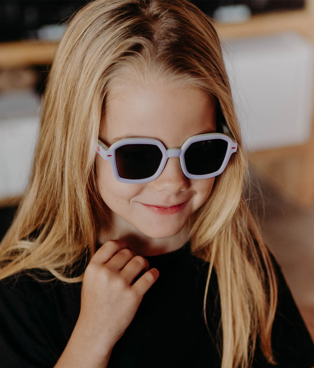 Occhiali da sole bambini Hossy Stella, colorati, lenti categoria 3, UV400, lenti polarizzate, dai 2 anni, Cool Kids Only!