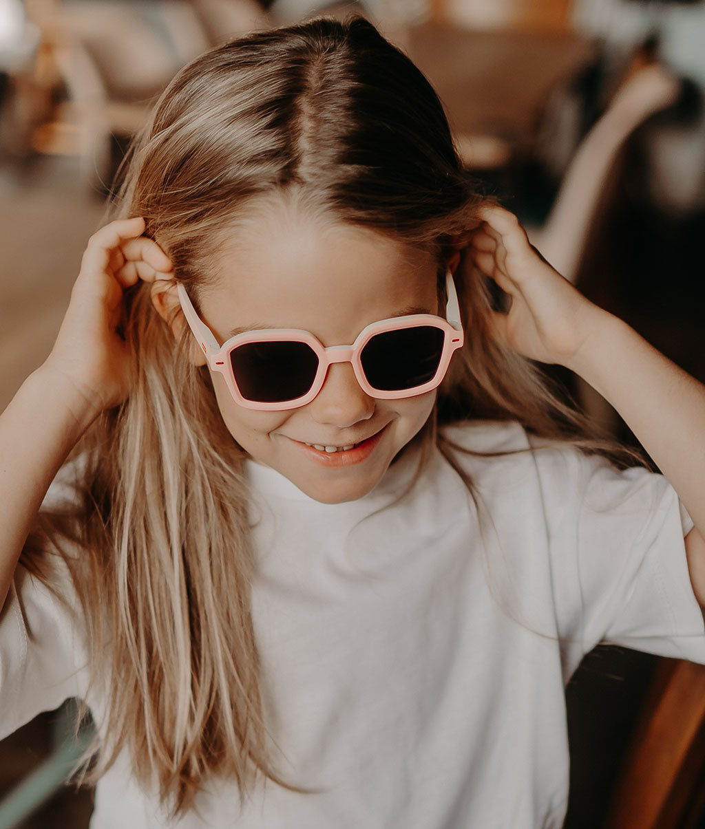 Occhiali da sole bambini Hossy Jane, colorati, lenti categoria 3, UV400, lenti polarizzate, dai 2 anni, Cool Kids Only!