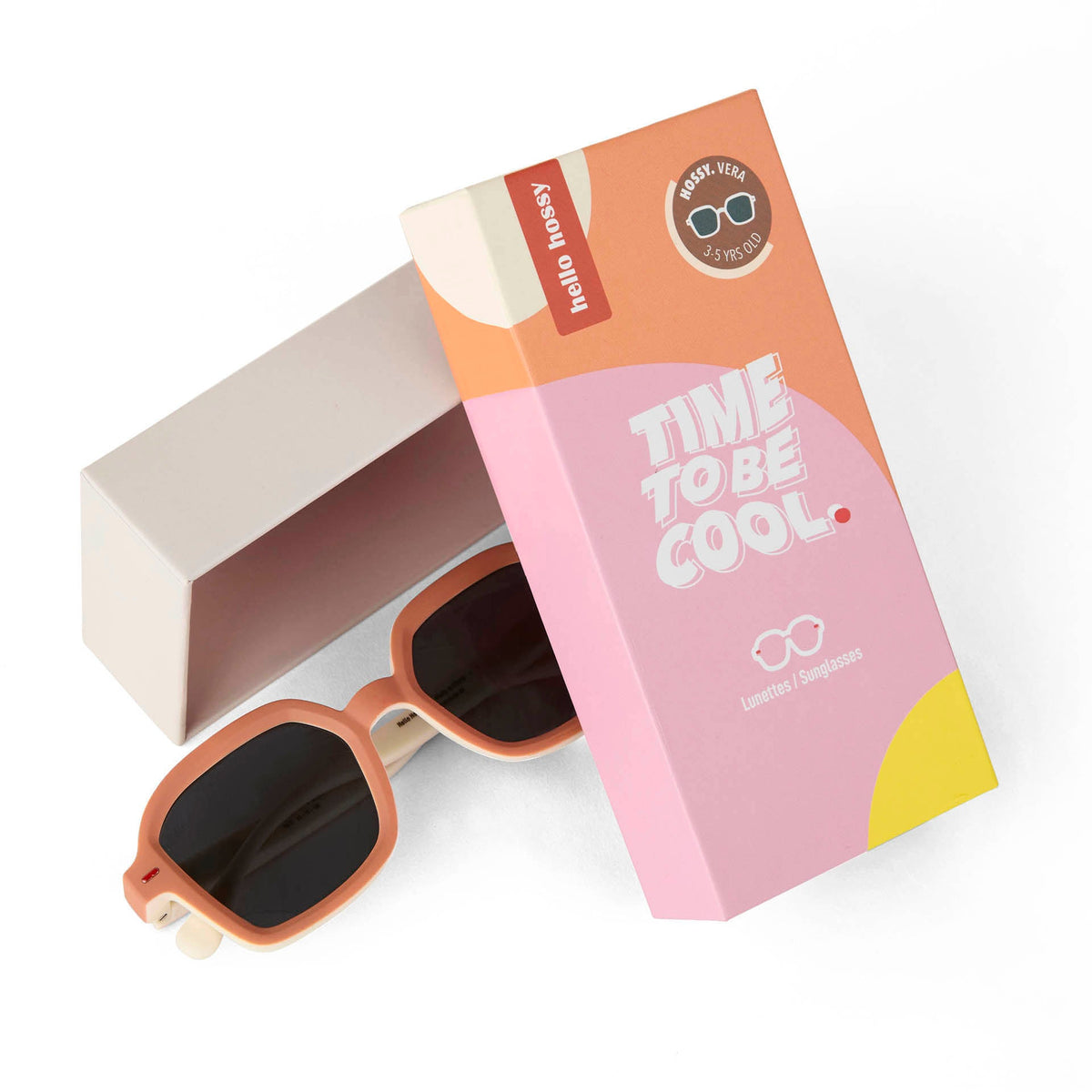 Occhiali da sole bambini Hossy Vera, colorati, lenti categoria 3, UV400, lenti polarizzate, dai 2 anni, Cool Kids Only !