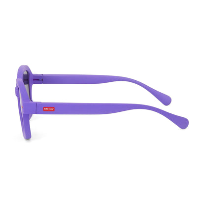 Occhiali da sole per bambini viola con aste opache Hello Hossy