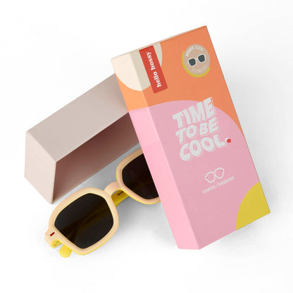 Occhiali da sole bambini Hossy Eden, colorati, lenti categoria 3, UV400, lenti polarizzate, da 2 anni, Cool Kids Only!
