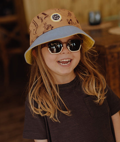 Occhiali da sole bambini Mini Jimmy, colorati, lenti categoria 3, UV400, lenti polarizzate, da 2 anni, Cool Kids Only !