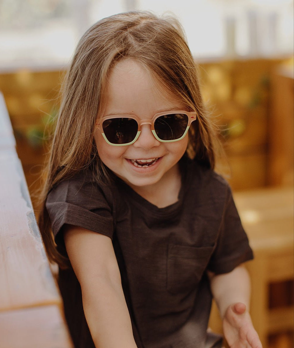 Occhiali da sole Bambini Mini Mia, colorati, lenti di categoria 3, UV400, lenti polarizzate, dai 2 anni, Cool Kids Only!