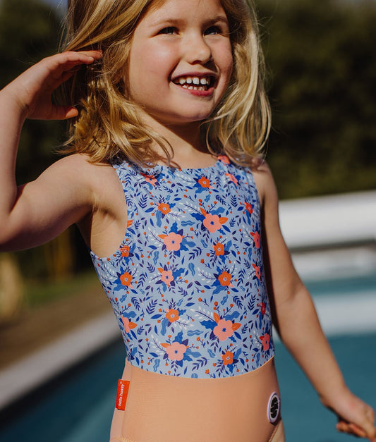 Costume da bagno bambina Champêtre Anti-UV, intero, Cool Kids Only !