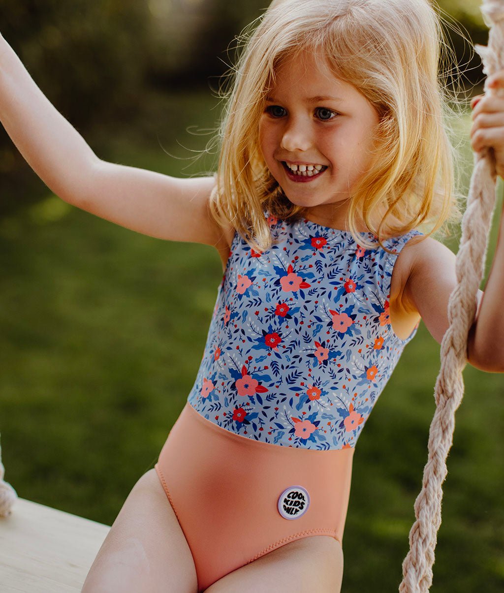Costume da bagno Bimba Champêtre Anti-UV, intero, Cool Kids Only!