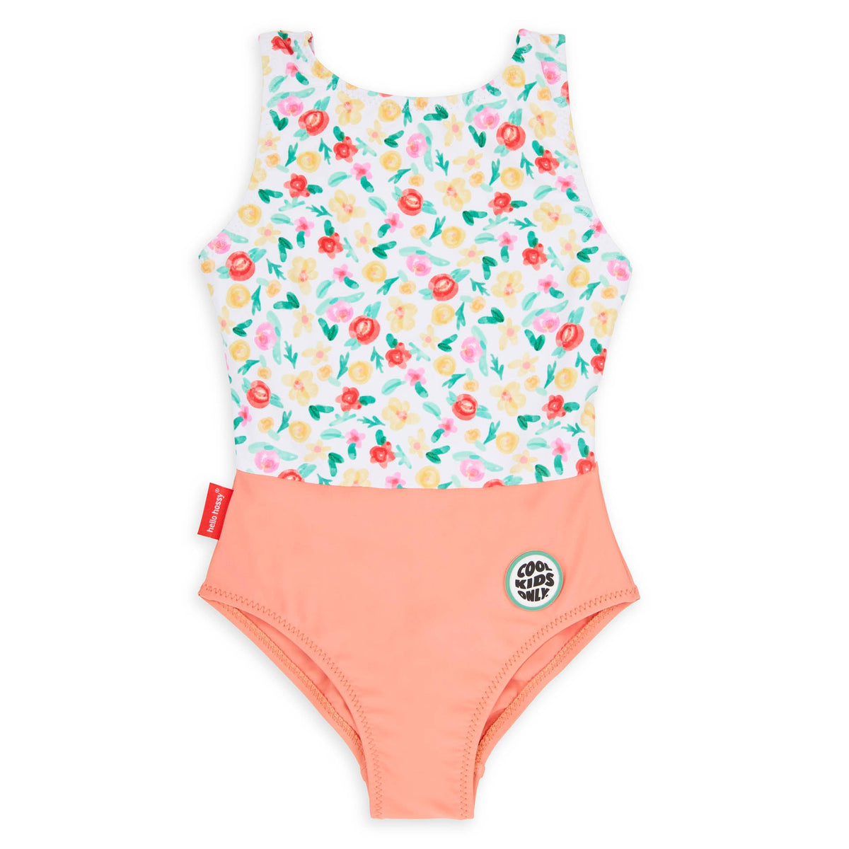 Costume da bagno bambina Watercolor anti-UV, intero, Cool Kids Only !