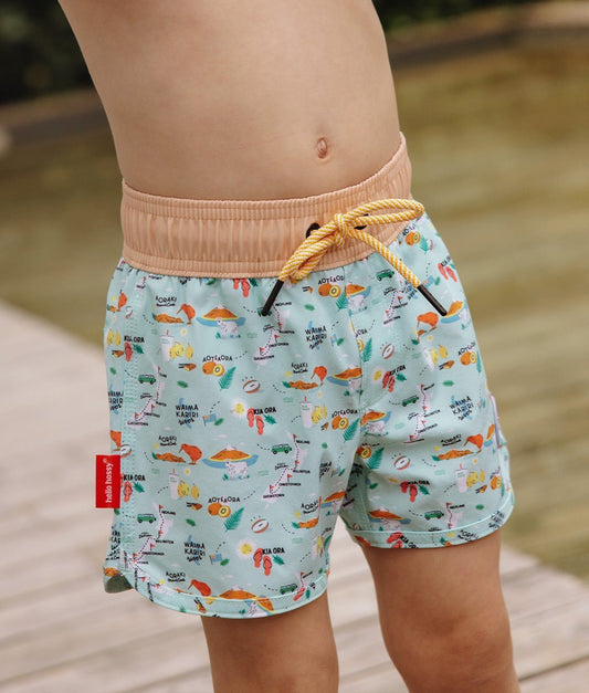 Costume da bagno New Zealand Bambini & Neonati, Cool Kids Only, Hello Hossy