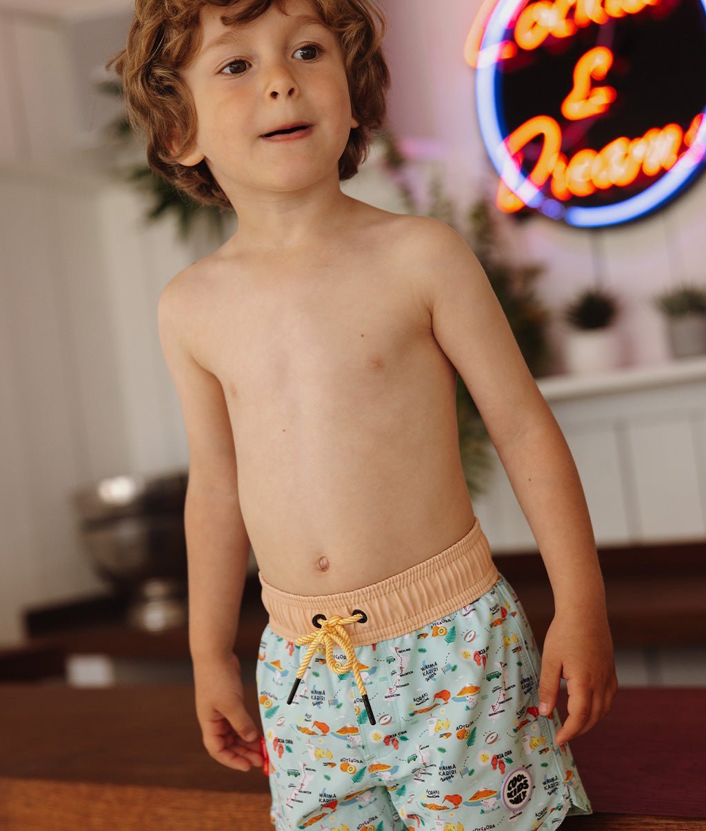 Costume da bagno New Zealand Bambini & Neonati, Cool Kids Only, Hello Hossy