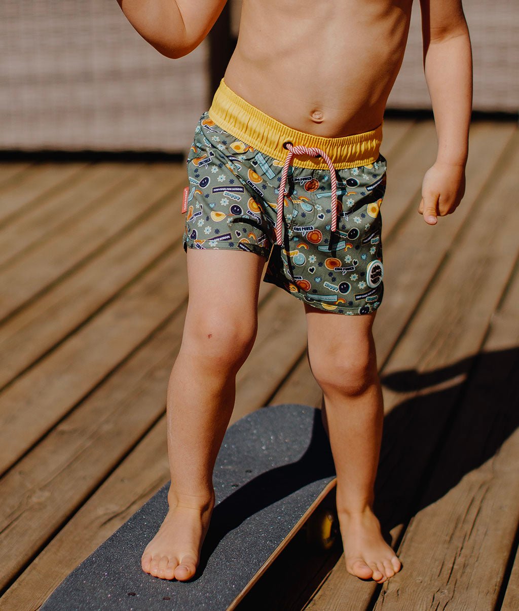 Costume da bagno Bambino Smiley Anti-UV, colorato, Cool Kids Only !