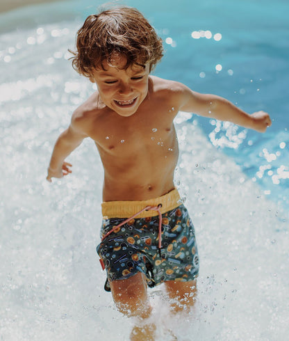 Costume da Bagno Bambino Smiley Anti-UV, colorato, Cool Kids Only!