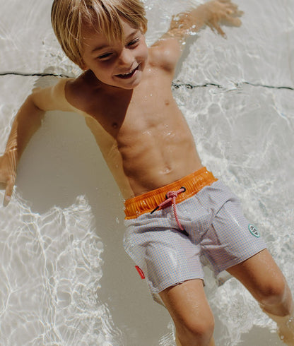 Pantaloncino da Bagno Bambino Vichy Anti-UV, colorato, Cool Kids Only !