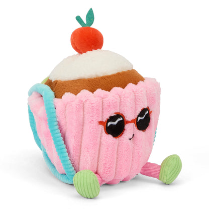 Peluche originale per bambini Hello Hossy a forma di torta Cherry Cake – vista 3/4
