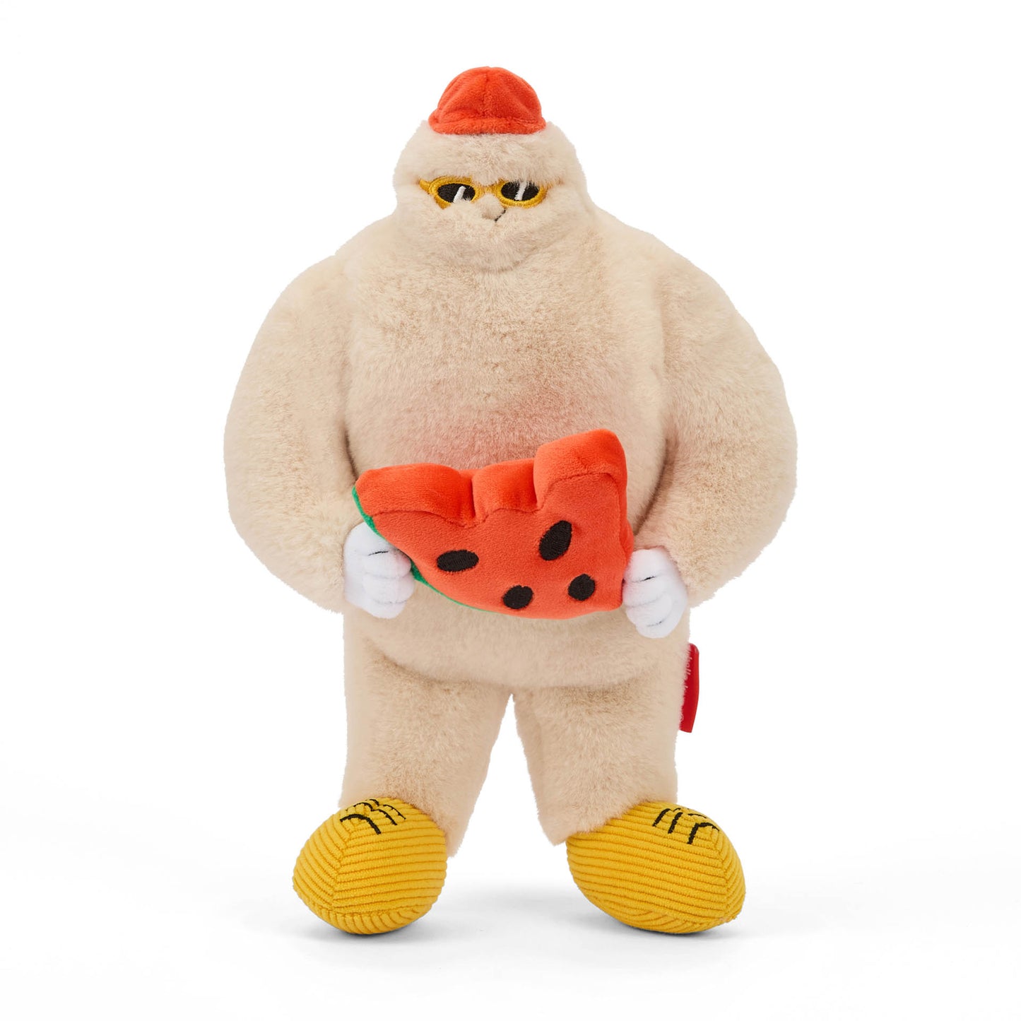 Peluche originale per bambini Hello Hossy a forma di yeti Frosty Yeti – vista frontale, in piedi