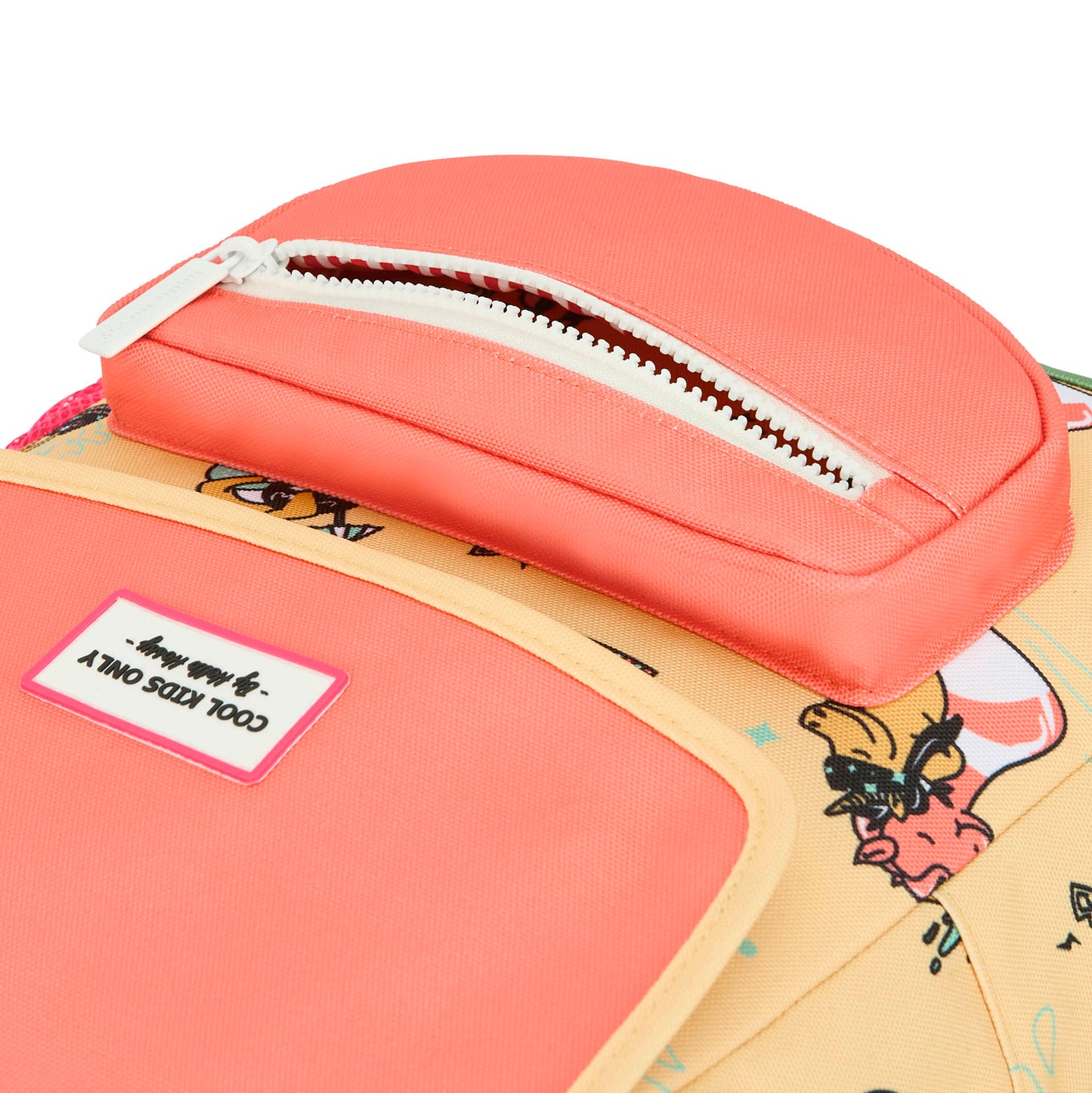 Zaino bambino giallo rosa motivo unicorno Hello Hossy