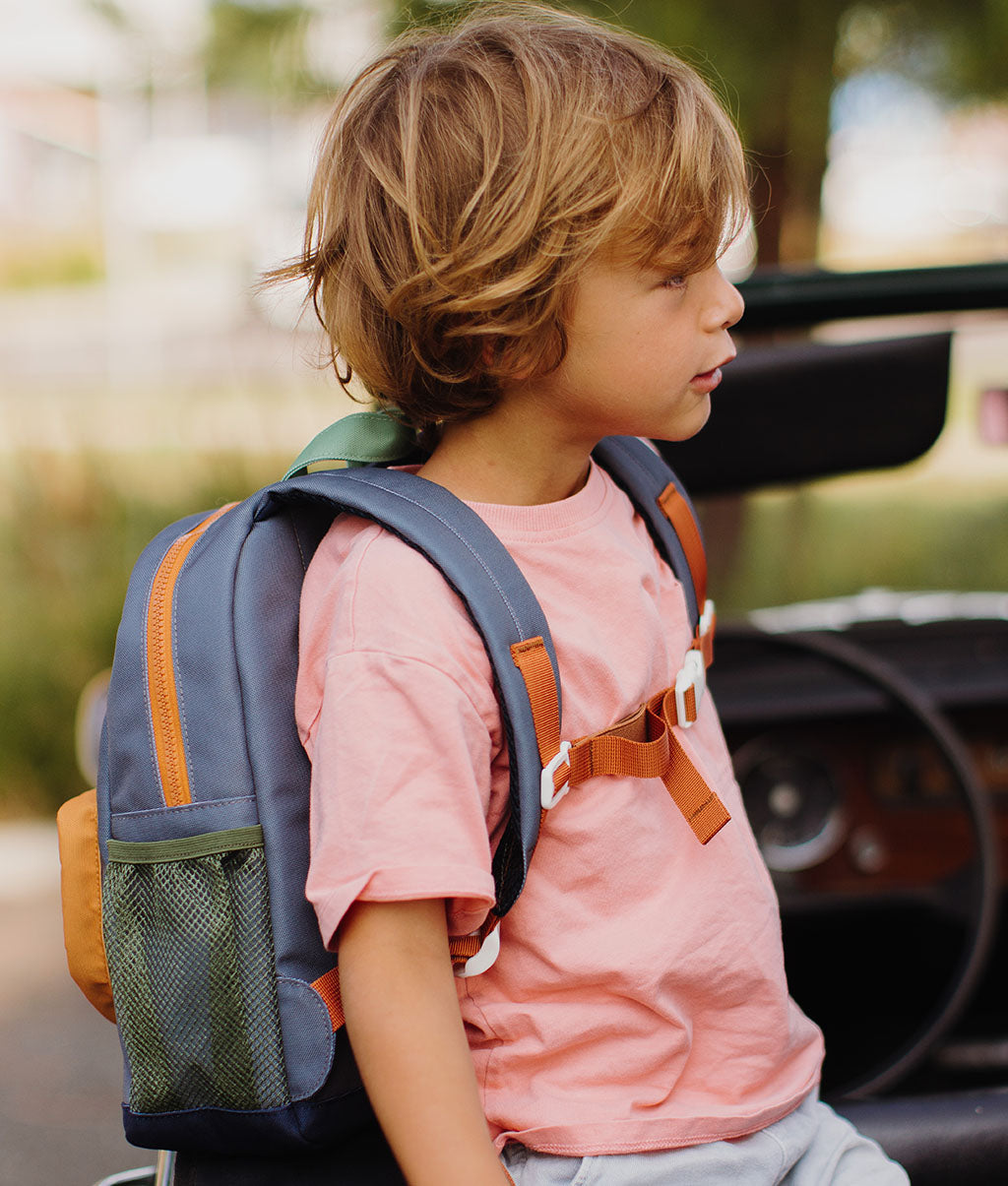 Cartella scolastica bambini Mini Marine, eco-responsabile, da 2 anni, Cool Kids Only !