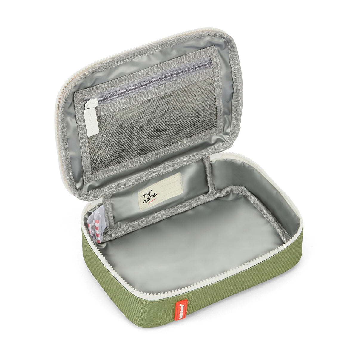 Borsa merenda per bambini verde con interno termico Hello Hossy