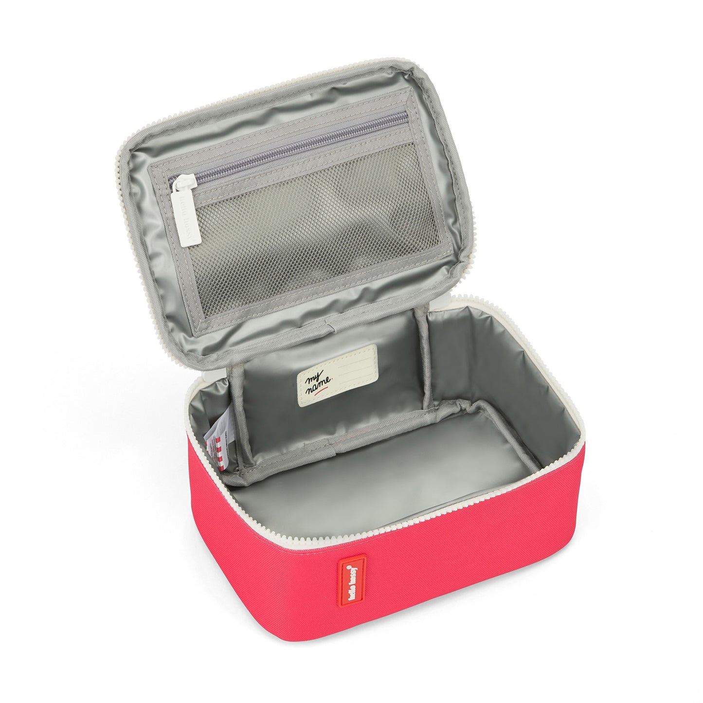 Borsa pranzo per bambini framboise con scomparto interno Hello Hossy