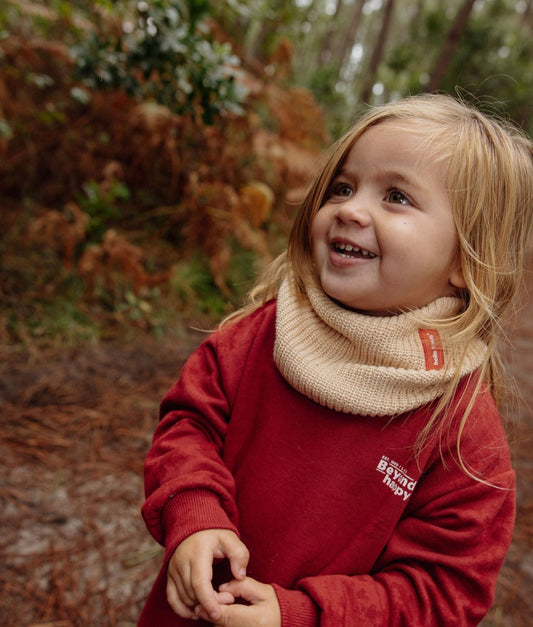 Snood Cocoon Creamy Bambini & Bebè, Cool Kids Only, Hello Hossy