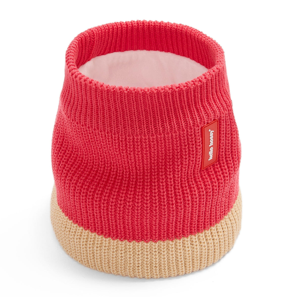 Snood bambini Cocoon Framboise, cotone biologico, fodera in pile, da 1 anno, Cool Kids Only !
