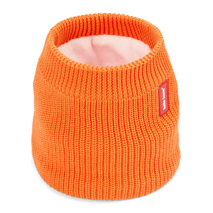 Scaldacollo in maglia tinta unita e pile Cocoon Indie per bambini e neonati – vista 3/4