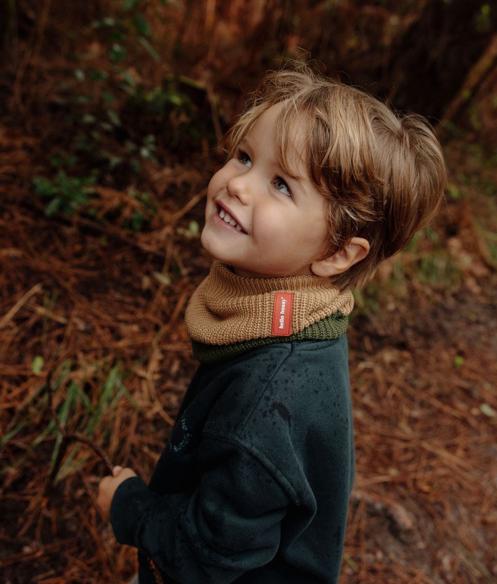Snood Cocoon Pistachio bambini & bebè, Cool Kids Only, Hello Hossy