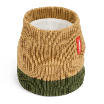 Snood Bambini Cocoon Pistachio, cotone biologico, fodera in pile, da 1 anno, Cool Kids Only!