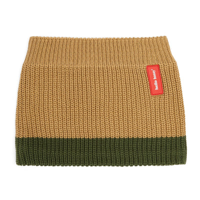 Snood Bambini Cocoon Pistachio, cotone biologico, fodera in pile, da 1 anno, Cool Kids Only!