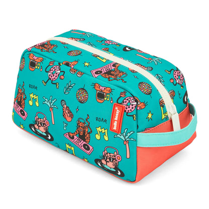 Beauty case bambino verde motivi musica base corallo Hello Hossy