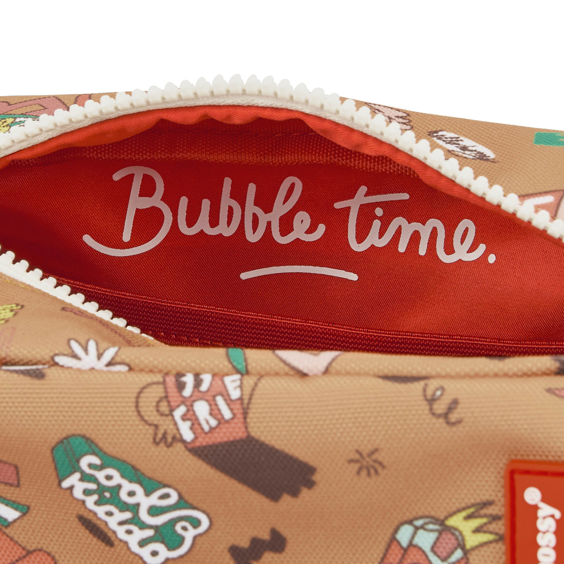 Beauty case per bambini marrone con motivo musica Hello Hossy