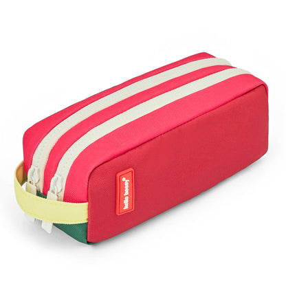 Astuccio scolastico bambino framboise doppio scomparto Hello Hossy