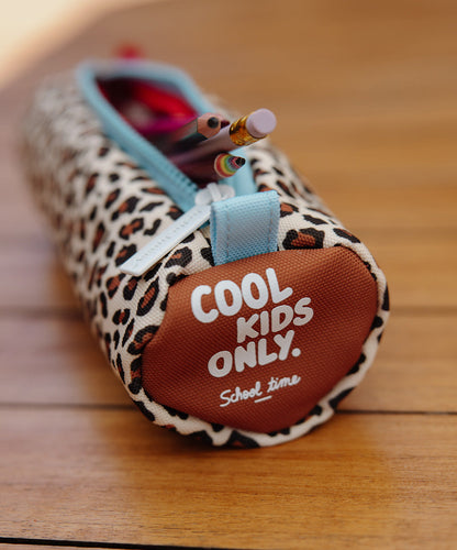 Astuccio Scolastico Bambini Leopard, Materna ed Elementari, Cool Kids Only !