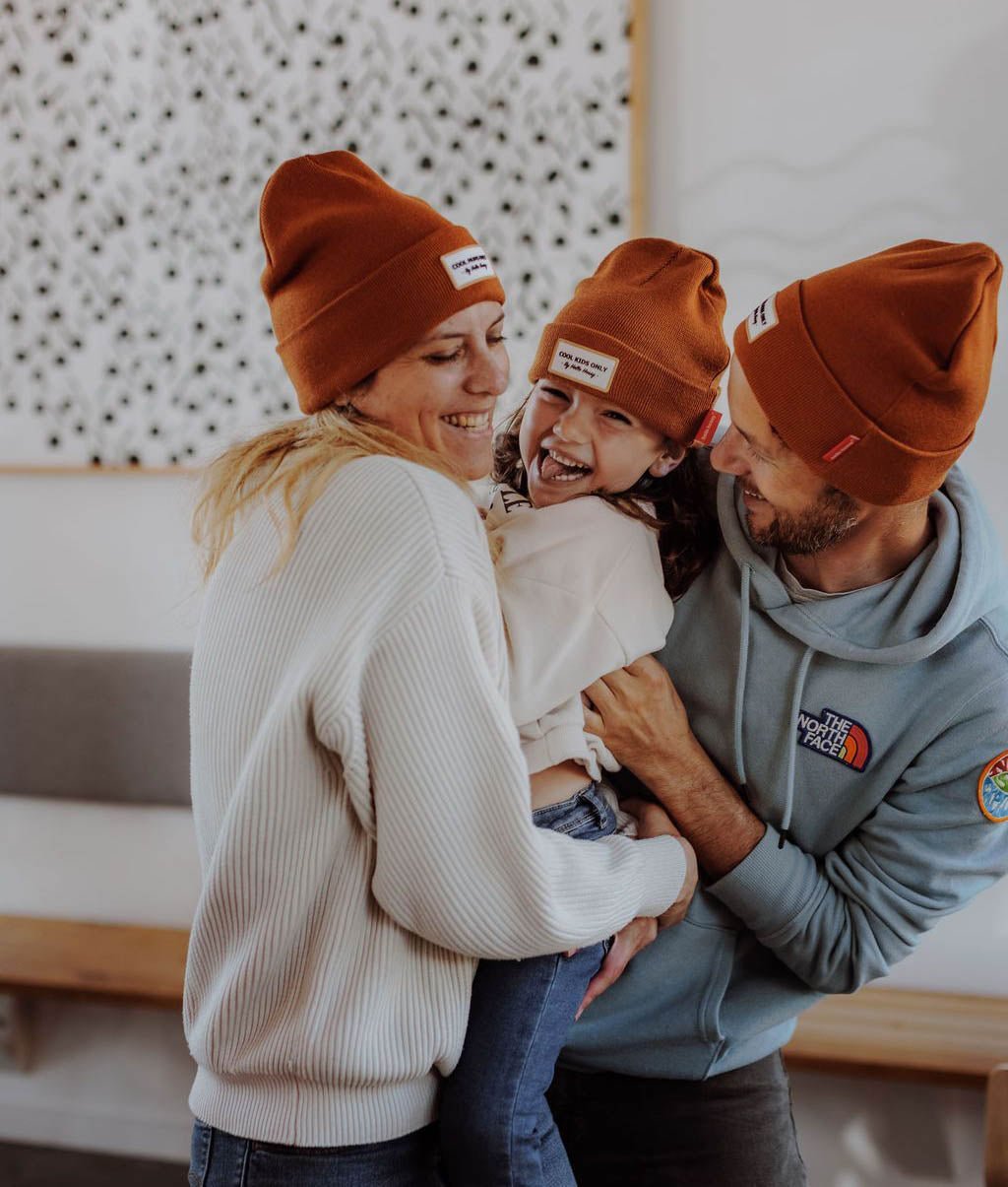 Berretto genitori e bambini Urban Cacao, 100% cotone biologico, matchy-matchy, dai 9 mesi, Cool Kids Only!