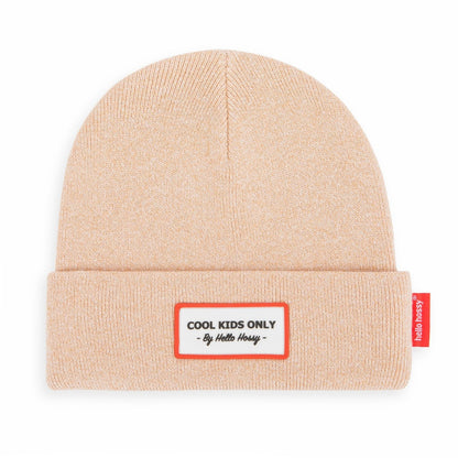 Berretto bambini Urban Nude, cotone, effetto chiné, maglia morbida e sottile, dai 9 mesi, Cool Kids Only!